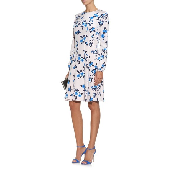 NWOT RUNWAY. Oscar de la Renta Silk Knee-Length Dress Size: XL | US 12 - Picture 3 of 11